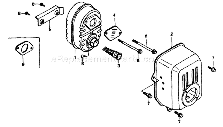 Page P Diagram and Parts List for 1054-0  Briggs and Stratton Pressure Washer